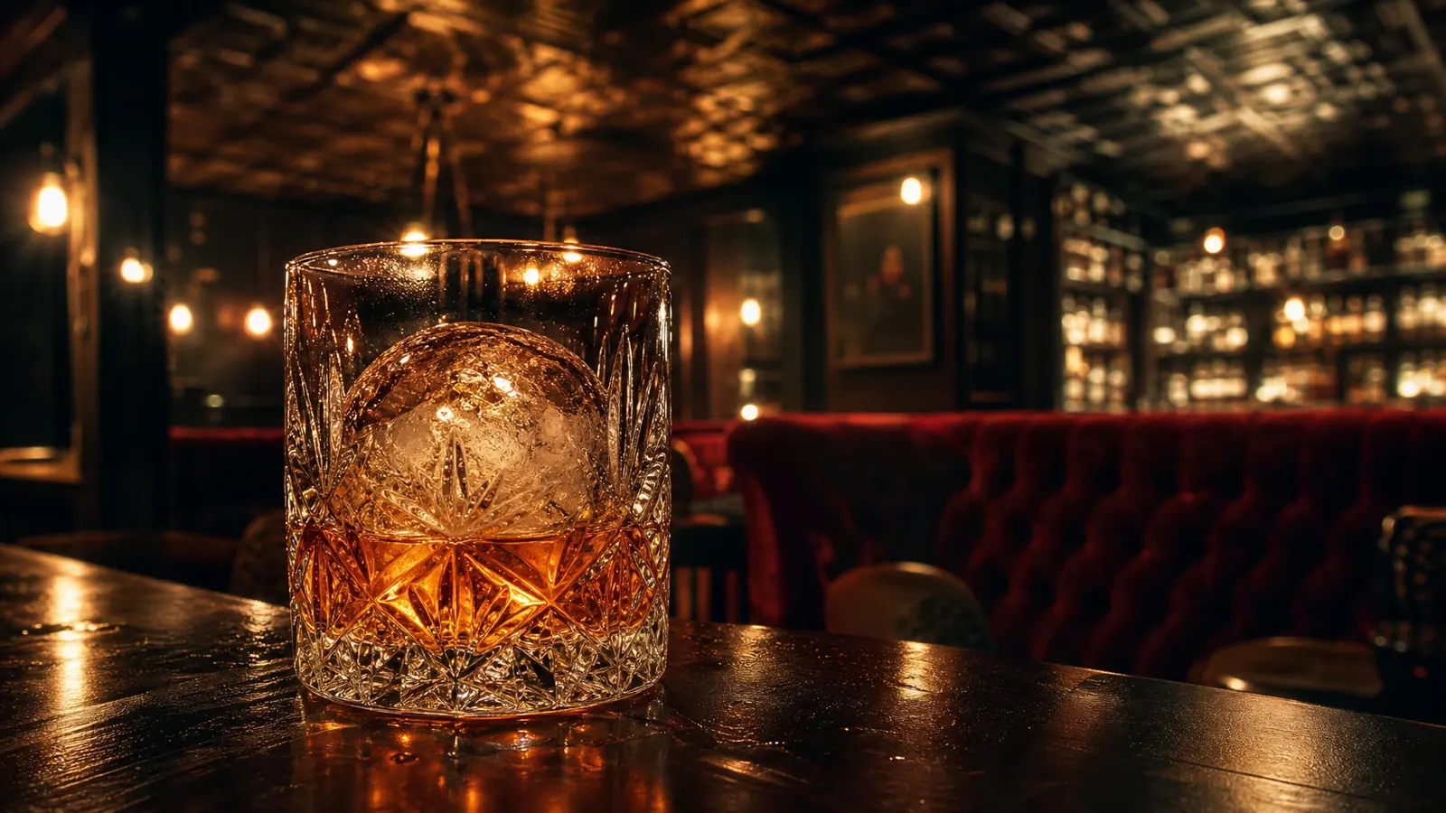 Downtown Louisville speakeasy evening